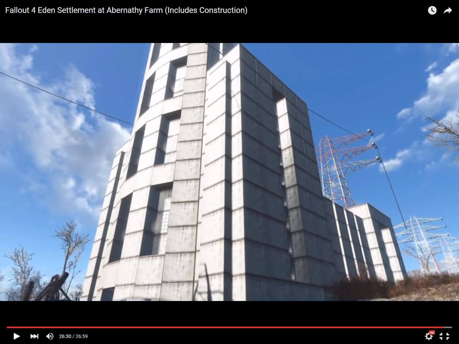 Fallout4 バニラで現代風タワーを建築 アバナシー ファームの劇的ビフォーアフターが凄い 動画あり ねこくまぶろぐ